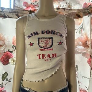 Dead stock Air Force Team White Tank Top